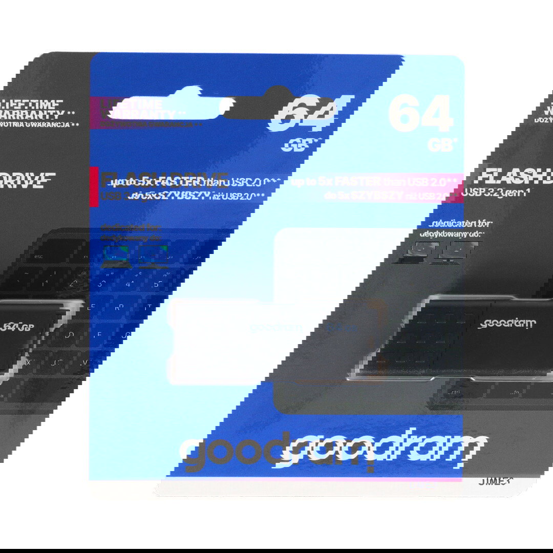 GoodRam Flash Drive - USB 3.2 gen 1 Pendrive - UME3 černý 32 GB