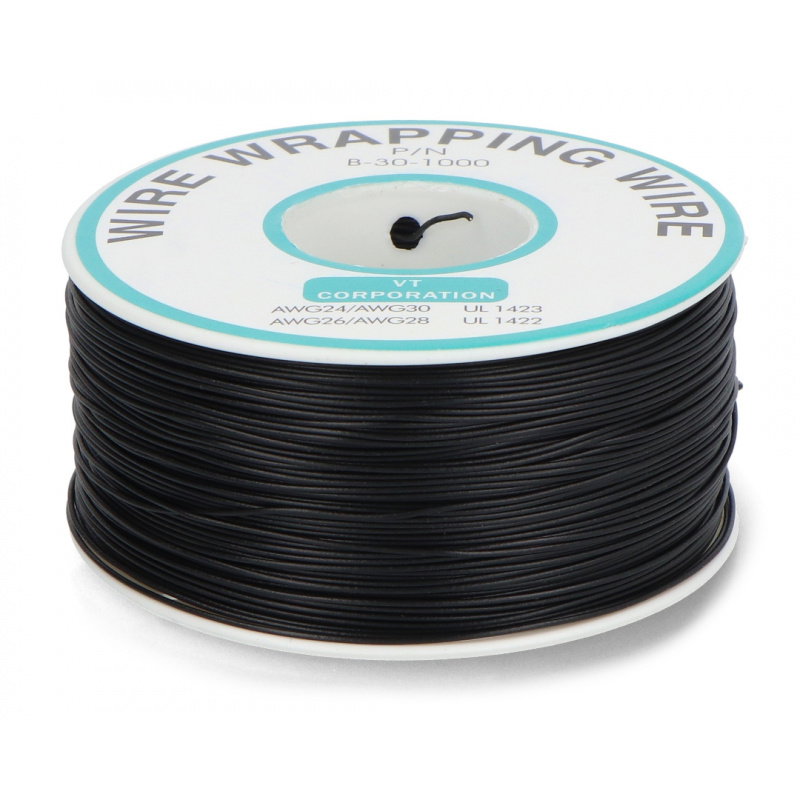 Drát z PVC 0,25 mm - černý - role 200 m