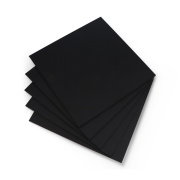 Lité černé plexi - 3mm - 200x200mm - 5 ks.