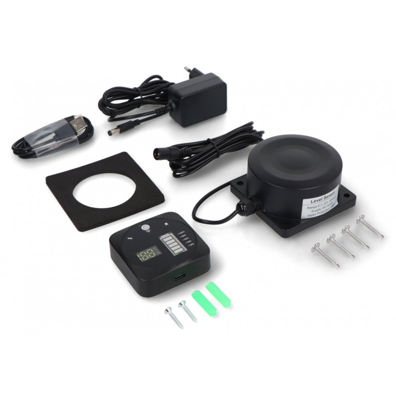 Inteligentny miernik poziomu cieczy z wyświetlaczem i zdalnym