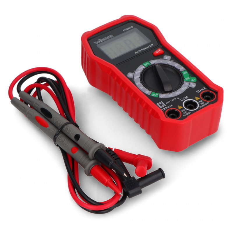 Multimetr cyfrowy, odpowiedni do pomiaru prądu AC/DC, napięcia
