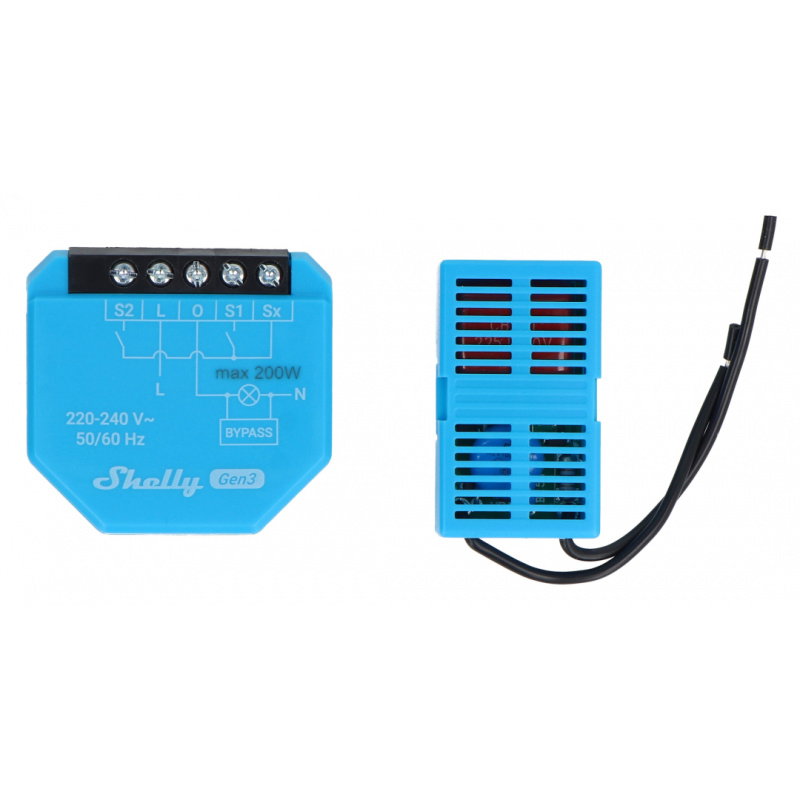 Shelly 1L Gen3 - 1-kanałowy przekaźnik 230VAC bez N -