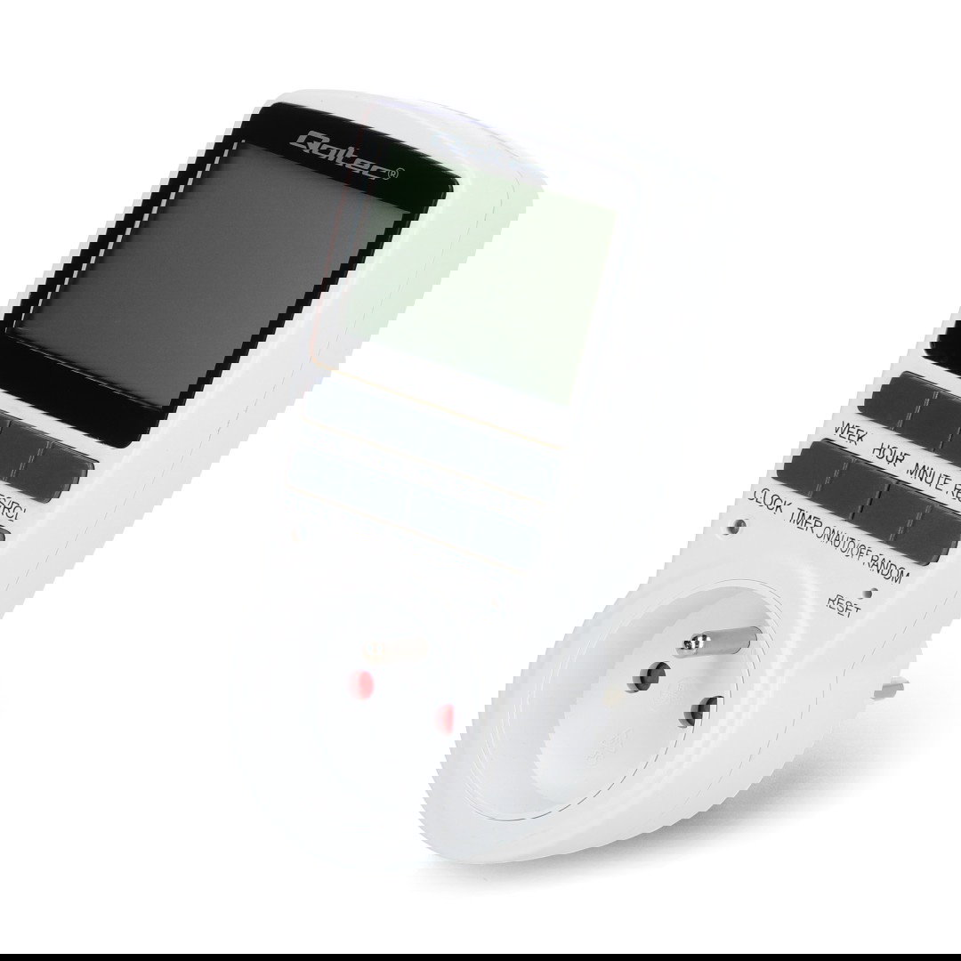 Qoltec Elektroniczny programator czasowy PC0628 | 3680W | 16A |