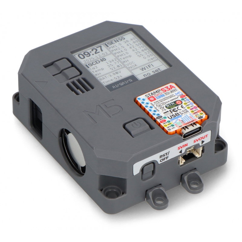 Air Quality Kit - sada pro měření kvality vzduchu - M5StampS3 +