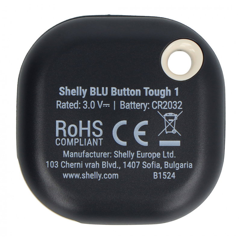 Shelly Blu Button Tough 1 - Bluetooth akční tlačítko a tlačítko