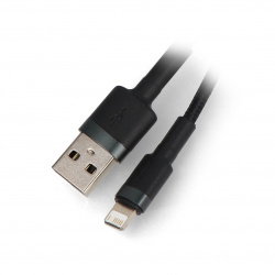 Kabel Lightning USB do USB-C 1m (szaro-czarny)