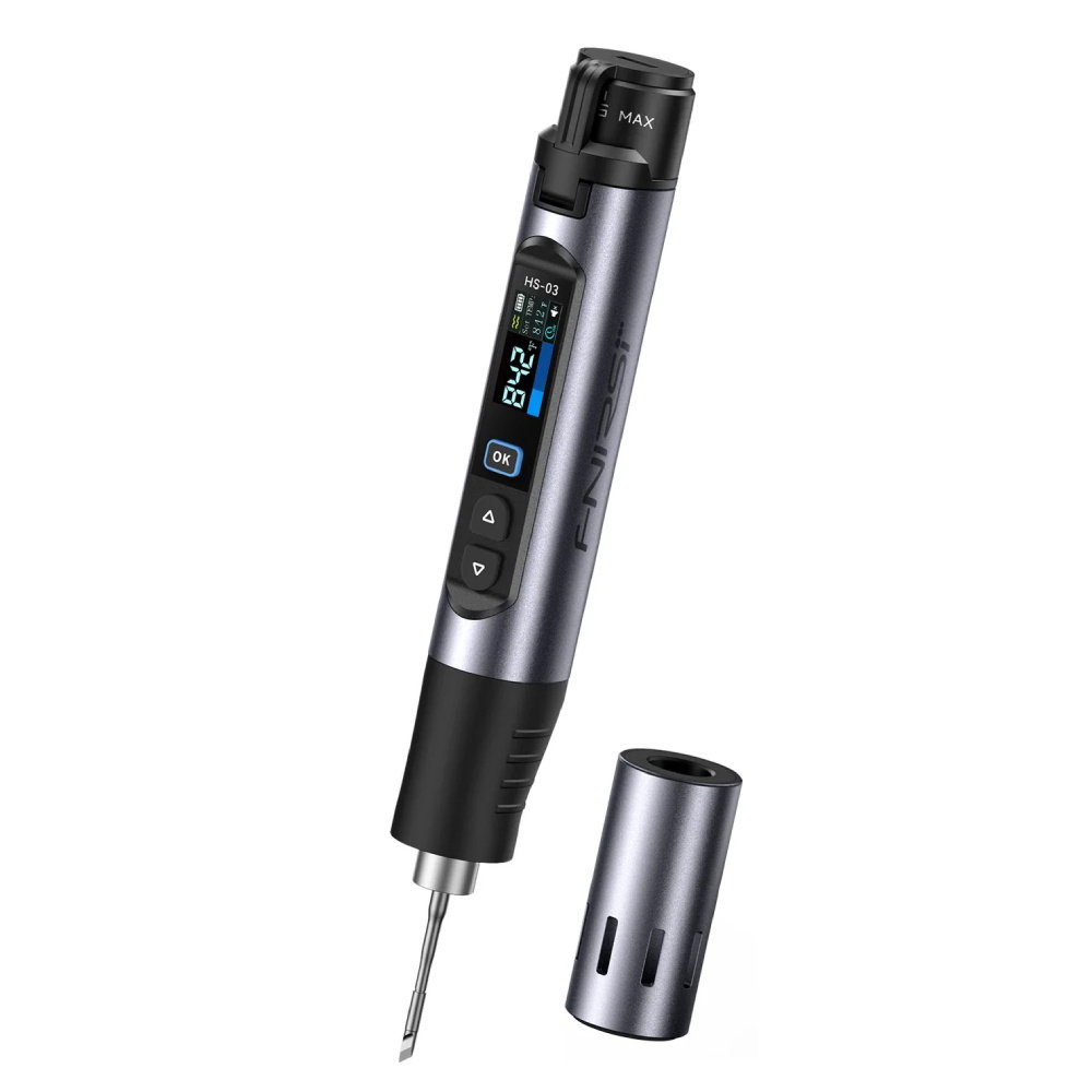 FNIRSI HS-03 - Bezdrátová dobíjecí páječka s USB typu C 10 W