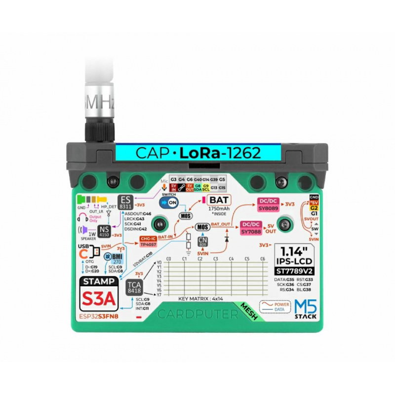 Cardputer Mesh Kit for Meshtastic (ESP32-S3)