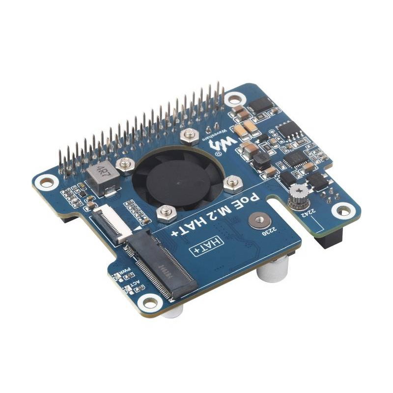 PCIe To M.2 Adapter With PoE Function For Raspberry Pi 5