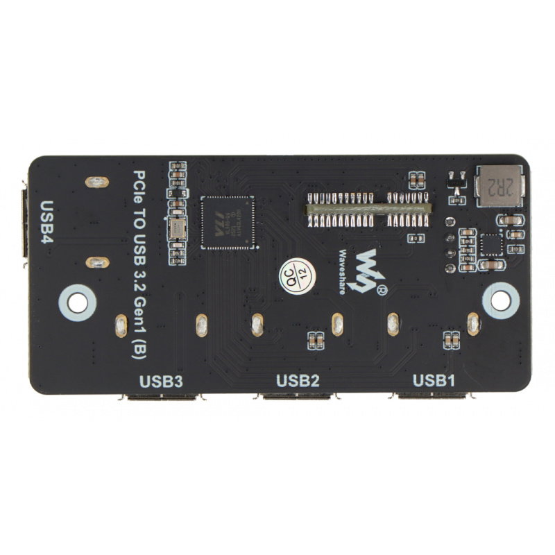 Adaptér PCIe na USB 3.2 Gen1 HUB 4x USB - kompatibilní s