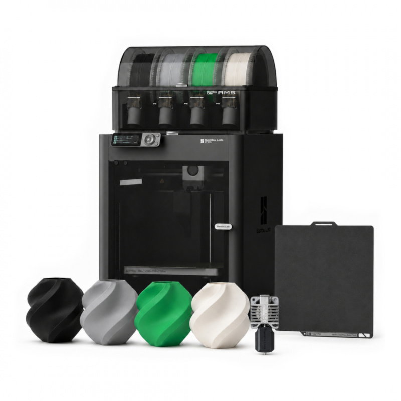 Balení - kombinovaná 3D tiskárna Bambu Lab P1S + 4x PLA