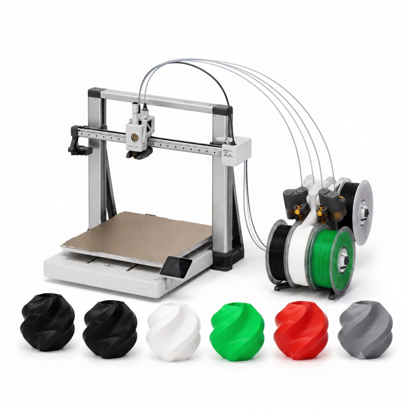 Balení - kombinovaná 3D tiskárna Bambu Lab A2L + 6x PLA filament