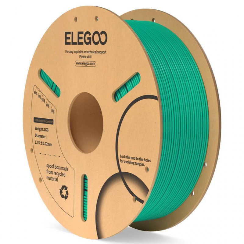 PLA 1.75mm sea green 1kg-Paper Plate 1KG Paper Plate-Sea Green