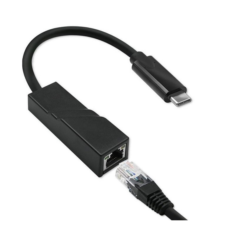 Qoltec Adapter sieciowy przejściówka USB-C 3.1 | RJ-45 |