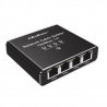 Qoltec Rozdzielacz Splitter Ethernet mini SWITCH 1x4 RJ45 | - zdjęcie 1