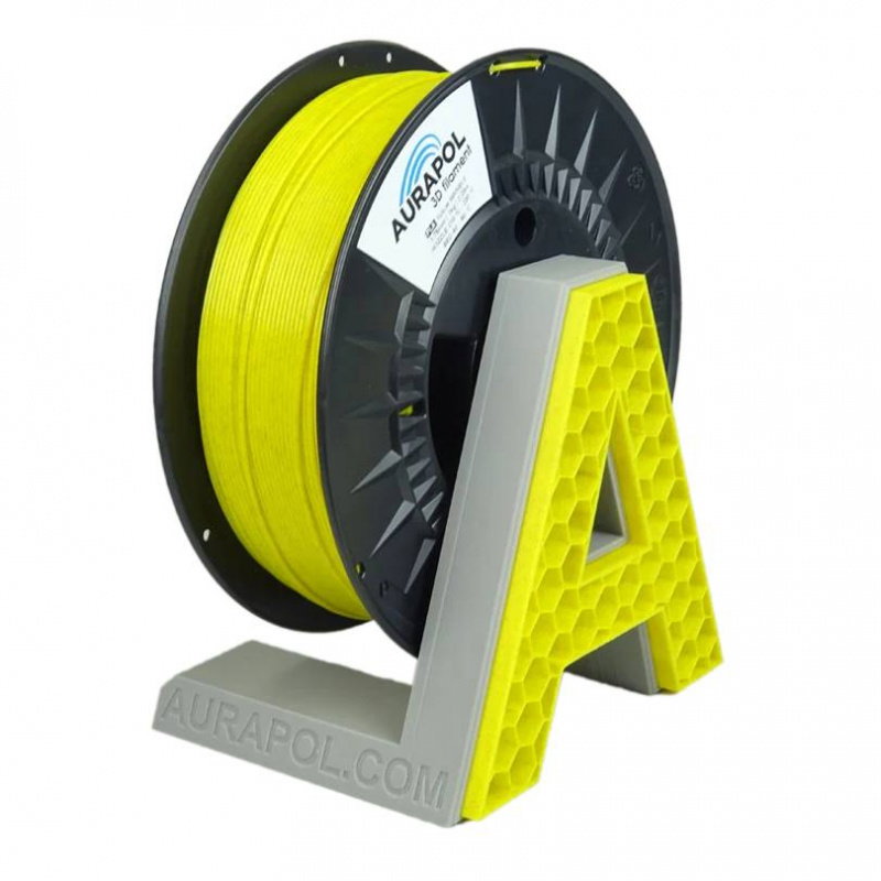 AURAPOL PLA 3D Filament Yellow Marble