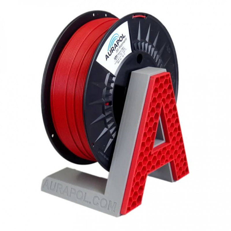 AURAPOL PLA 3D Filament Metallic red