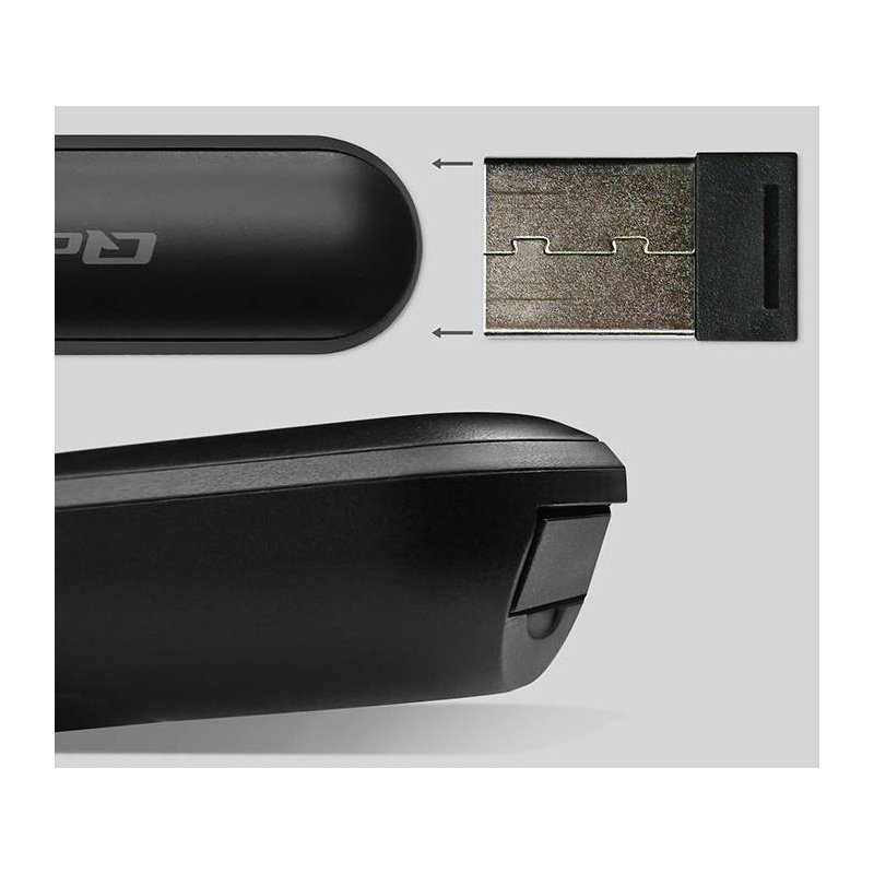Qoltec Laserowy wskaźnik | Prezenter 4w1 | USB 3.0 | 2.4GHz |