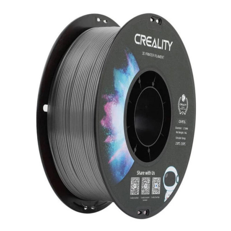 CR-PETG gray _1.75_1KG_ Black neutral tray _ Black and white