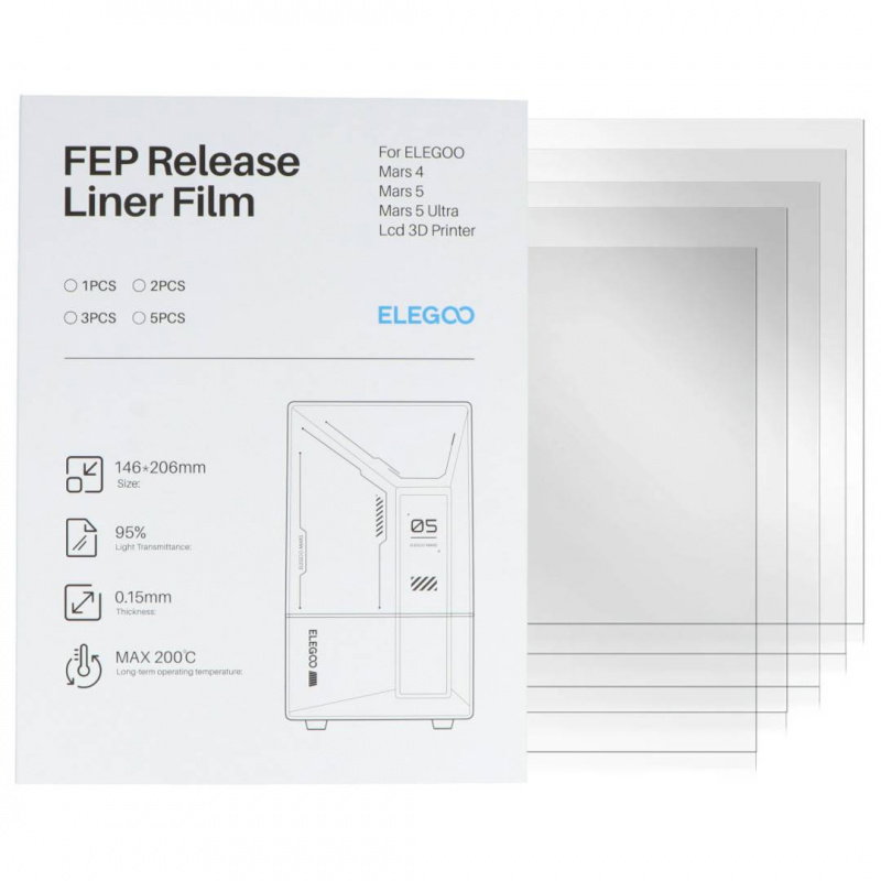 Mars 5U FEP films（3pcs）