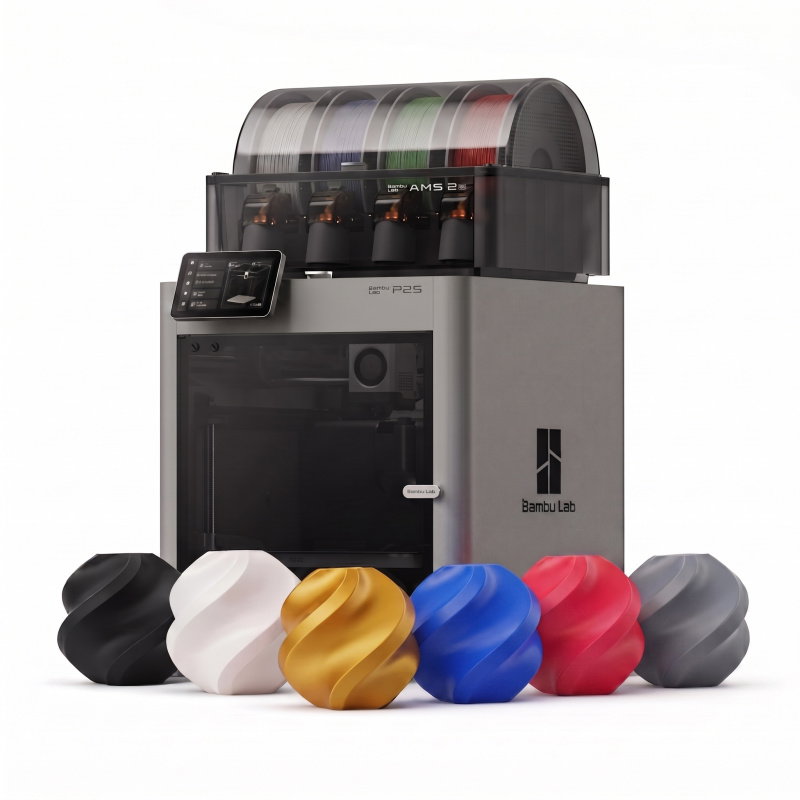 Balení - kombinovaná 3D tiskárna Bambu Lab P2S + 6x PLA filament