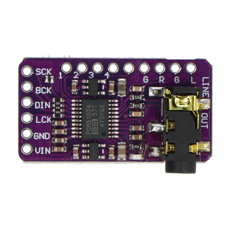 Moduł PCM5102A DAC I2S