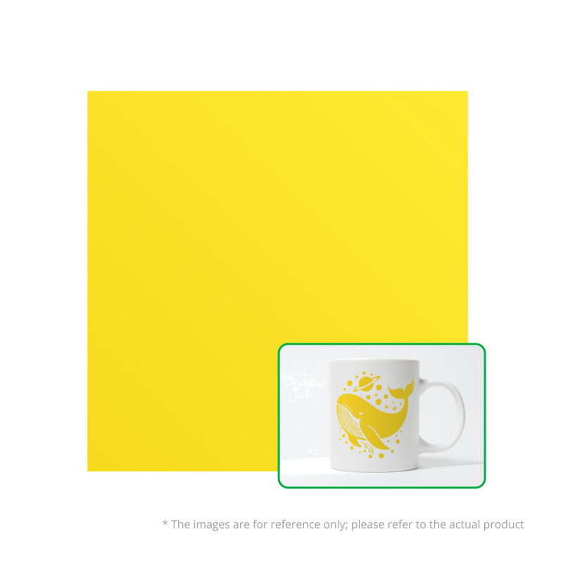 Odstranitelná vinylová fólie matná 300x300mm - Bambu Lab - Lemon Yellow - 10 ks. - YG014