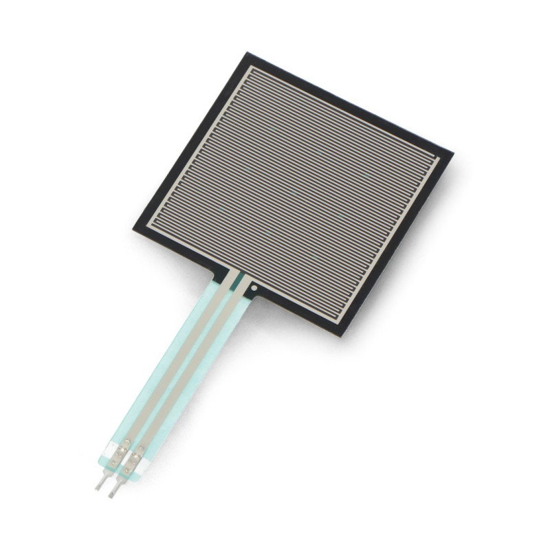 Snímač síly tlaku - čtvercový 40x40mm - 20g-20kg - dlouhé vývody