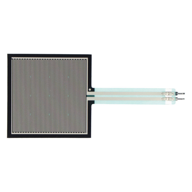 Snímač síly tlaku - čtvercový 40x40mm - 20g-20kg - dlouhé vývody