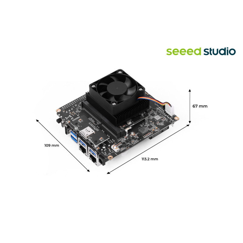 reComputer Super J401 NX Bundle - Nvidia Jetson Orin NX 16GB RAM + 256GB NVMe - bez krytu - Seeedstudio 100029661