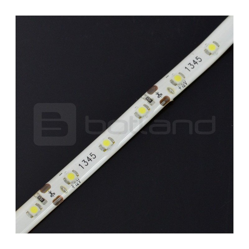 4,8W 8mm LED pásek, bílá barva - 1 metr