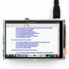 Odporový dotykový LCD TFT 3,5 "320x240px GPIO pro Raspberry Pi 2 / B + - zdjęcie 7