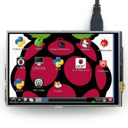 IPS odporová dotyková obrazovka LCD 4 "320x240px GPIO pro Raspberry Pi 2 / B +