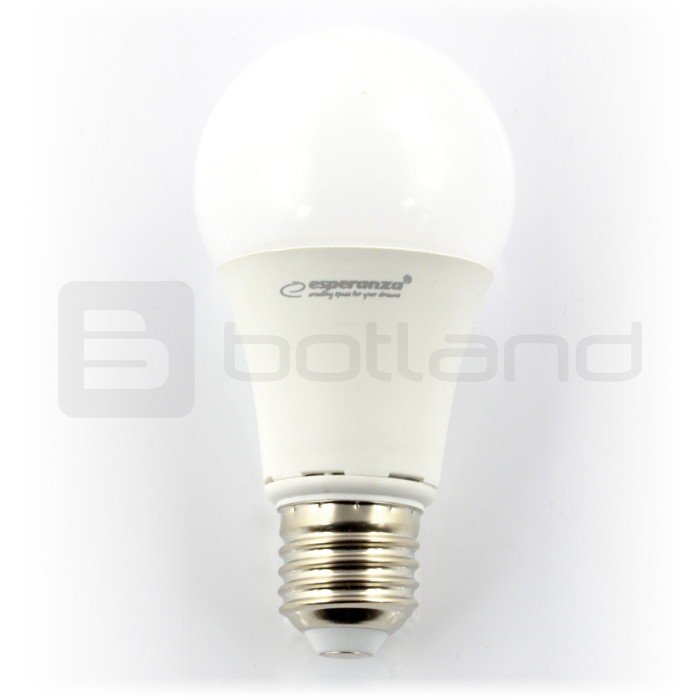 LED žárovka Esperanza, žárovka na mléko, E27, 10 W, 900 lm, teplá barva