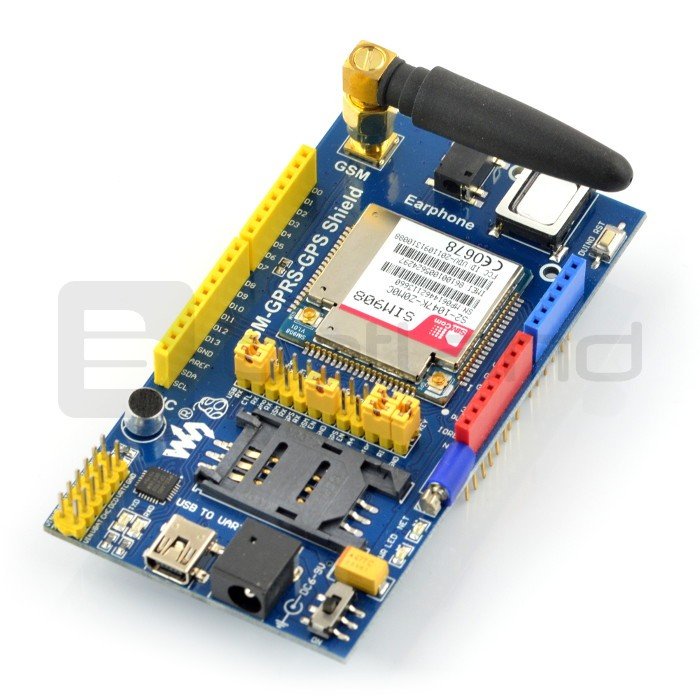 SIM908 GSM / GPRS / GPS štít - štít pro Arduino