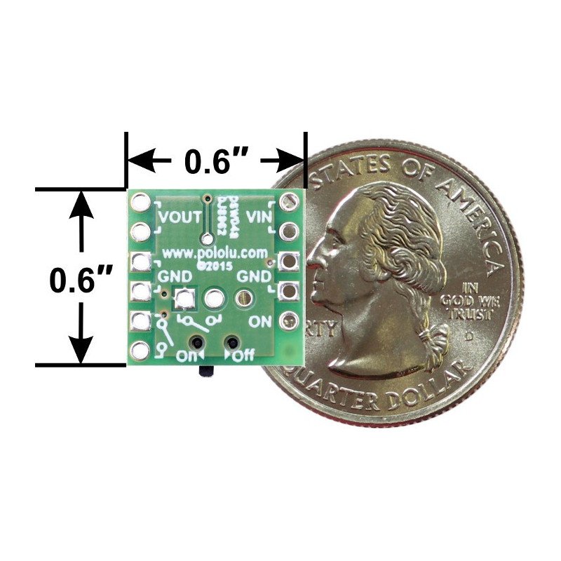 Mini MOSFET posuvný spínač s ochranou proti zpětnému proudu, 2-20V