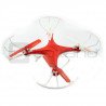 Drone quadrocopter OverMax X-Bee drone 3.1 2.4GHz s 2MPx kamerou červený - 34cm - zdjęcie 1