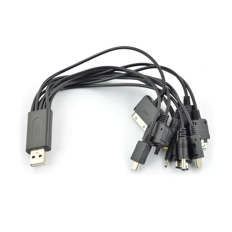 Rozdělovač USB 10 v 1 - 20 cm