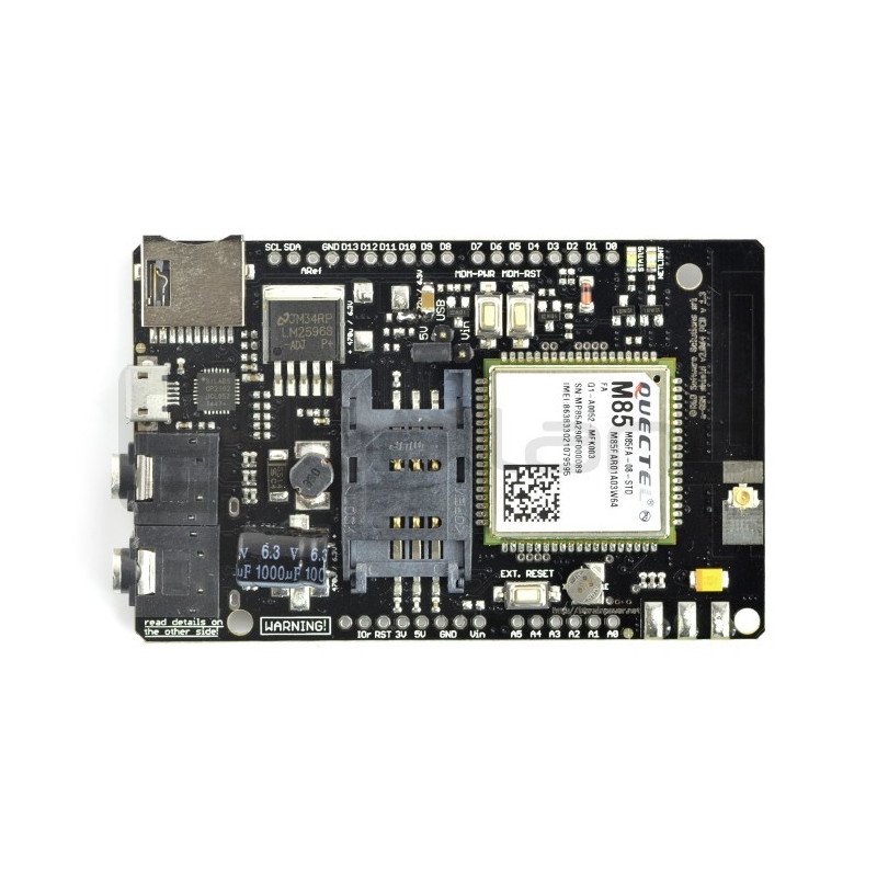 Štít A-GSM GSM / GPRS / SMS / DTMF v.2.064 - pro Arduino a Raspberry Pi