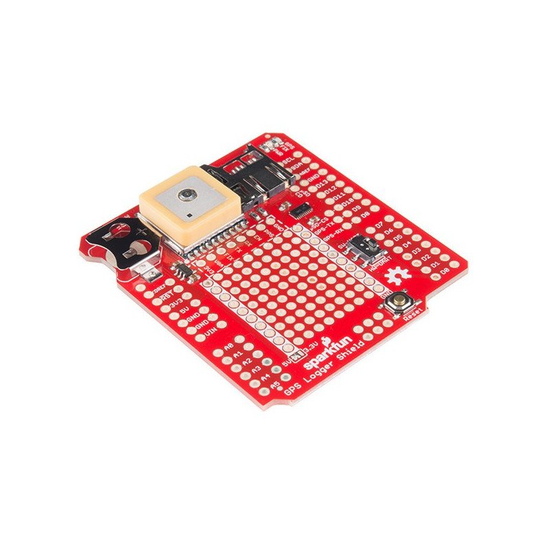 SparkFun GPS Logger Shield - GPS modul GP3906-TLP se čtečkou SD karet pro Arduino