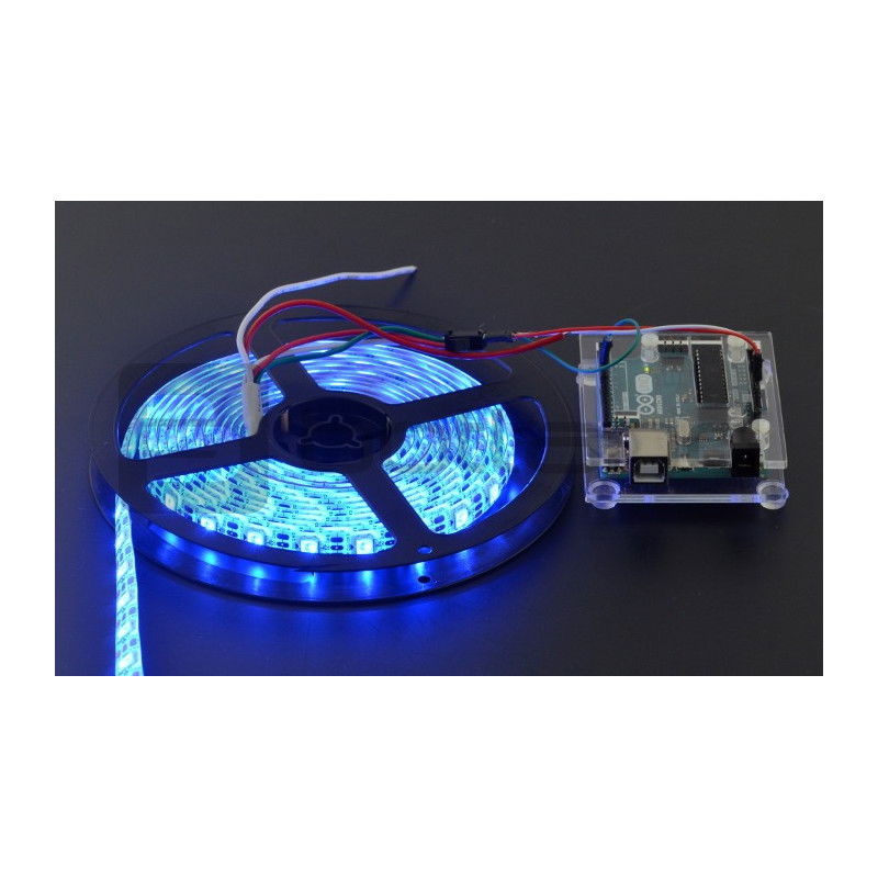 RGB LED pásek WS2812 IP65 60 LED / m, 18W / m, 5V - 5m