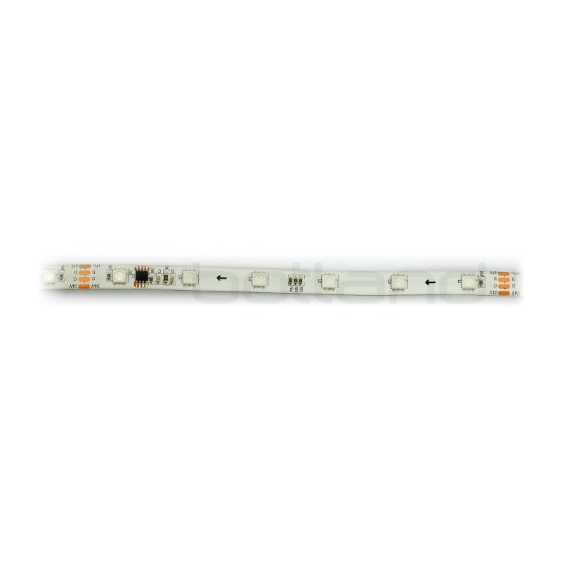 RGB LED pásek WS2821 IP65 36 LED / m, 9W / m, 24V - 5m