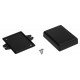Plastové pouzdro Kradex Z69U - 64x49x19mm černé s úchyty Plastové pouzdro Kradex Z69U - 64x49x19mm černé s úchyty