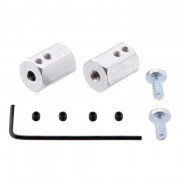 Adaptér na šestihranné kolo - 12 mm / 4 mm - 2 ks