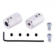 Šestihranný adaptér kola - 12 mm / 6 mm - 2 ks