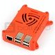Pouzdro Raspberry Pi model 3/2 / B + VESA pro montáž na monitor - červené Pouzdro Raspberry Pi model 3/2 / B + VESA pro montáž na monitor - červené