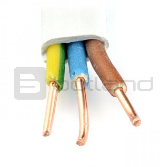 Instalační kabel YDYP 3žilový 2,5 mm 450 / 750V - 1m