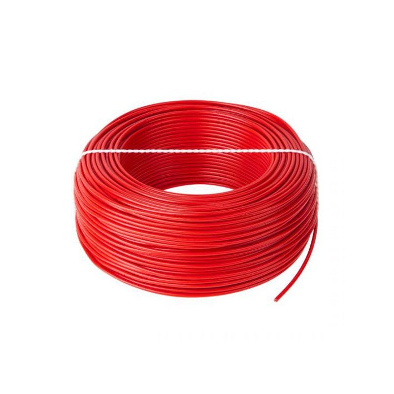 Instalační kabel LgY 1x1,5 H07V-K - červený - 1m