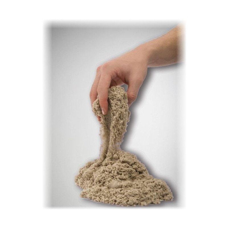 Třpytivý písek Kinetic Sand - 907 g - hnědý