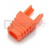 Odlehčení tahu pro kabel RJ45 8P8C - oranžové - 10ks - zdjęcie 2